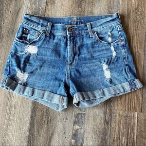 7 for All Mankind Jean Shorts